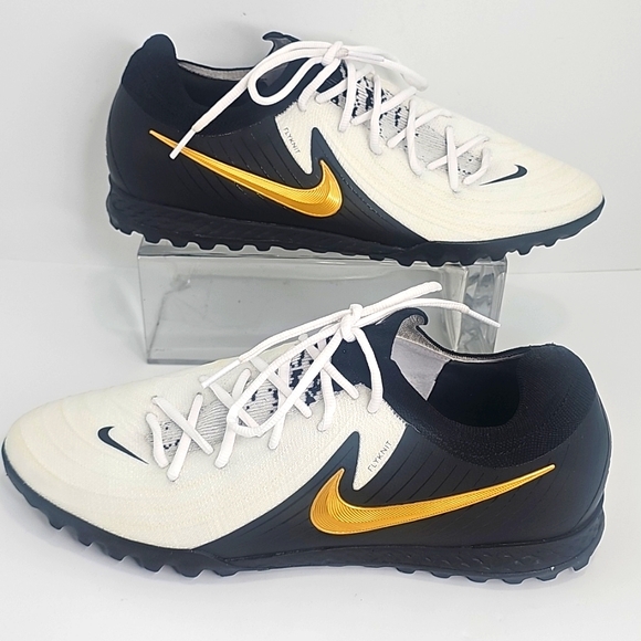 Nike Other - Nike Phantom GX 2 Pro TF Low-Top Soccer Shoes, Size 11½, White, Gold, Black